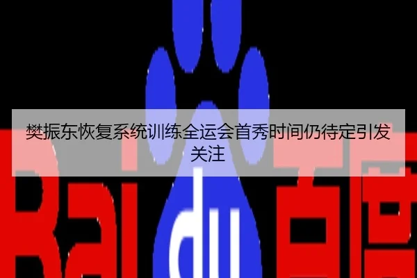 樊振东恢复系统训练全运会首秀时间仍待定引发关注